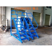 移動登高梯，倉庫登高車