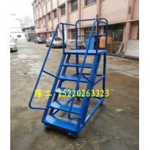 移動(dòng)登高梯，倉(cāng)庫(kù)登高車(chē)